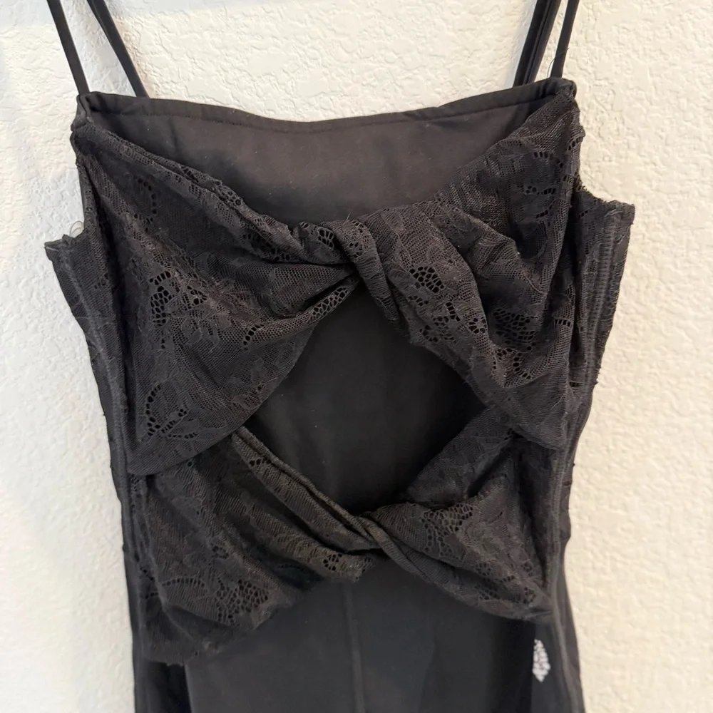 Free People Movement- NWOT Lace Me Up Onesie SM